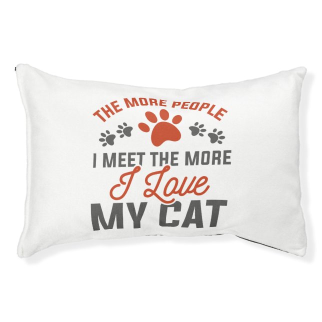 I Love My Cat Pet Bed (Front)