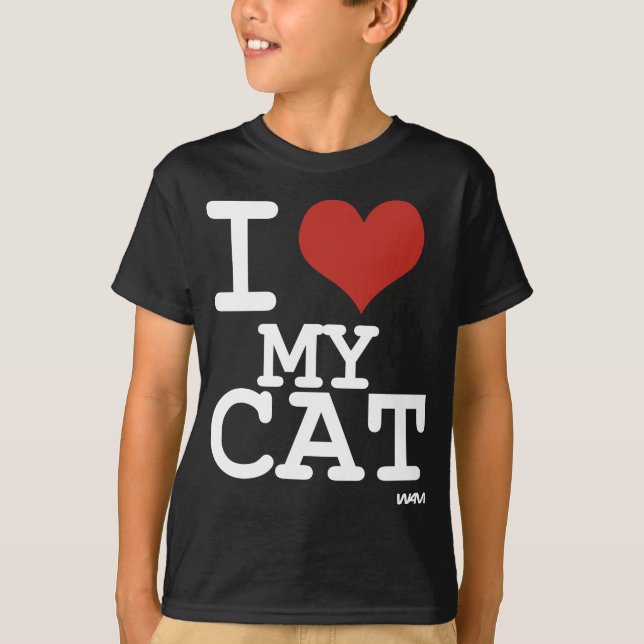 I love my cat T-Shirt (Front)