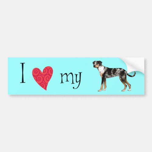 I Love my Catahoula Bumper Sticker