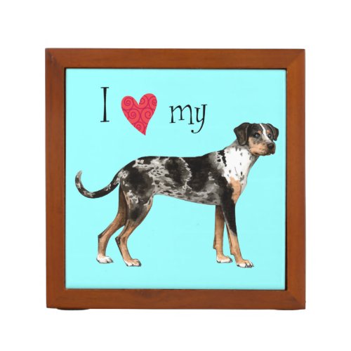 I Love my Catahoula Leopard Dog PencilPen Holder