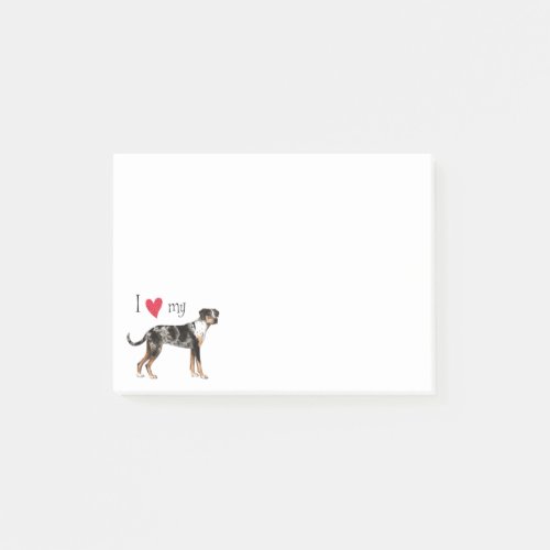 I Love my Catahoula Leopard Dog Post_it Notes