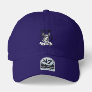I Love My Cattle Dog Vintage Engraving Design_1 47 Brand Hat