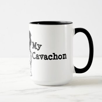 I Love My Cavachon Mug by carrieallen at Zazzle