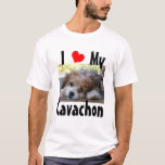 I Love My Cavachon T-shirt at Zazzle