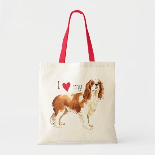 I Love my Cavalier Tote Bag