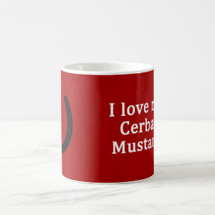 I Love My Cerbat Mustang Horse Coffee Mug