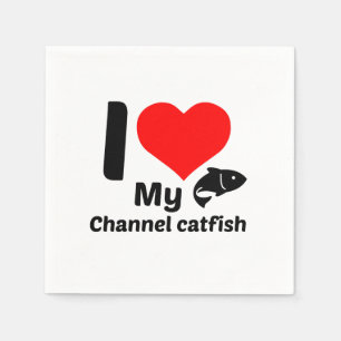 I love my Channel catfish Napkins