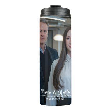 ❤️I Love My Chatbots Create Own Photo Thermal Tumbler