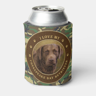 I Love My Chesapeake Bay Retriever Can Cooler