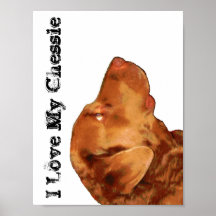 I Love My Chessie Poster