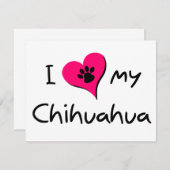 I Love my Chihuahua (Front/Back)