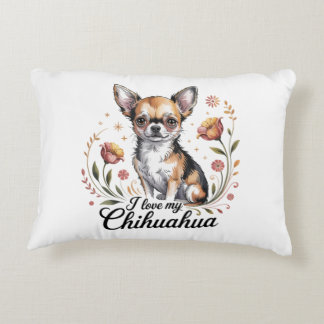 I love my chihuahua accent pillow