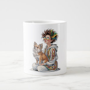 i love my chihuahua giant coffee mug