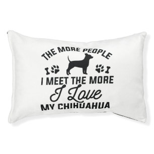 I Love My Chihuahua Pet Bed