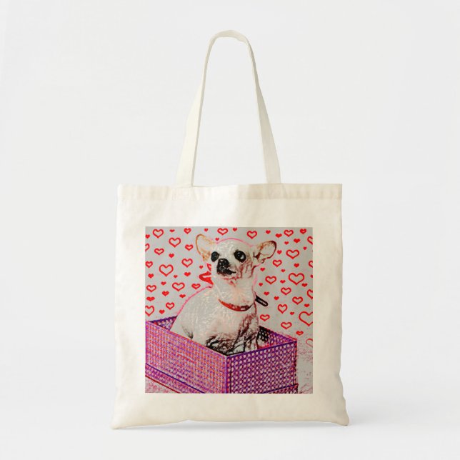 i LOVE MY CHIHUAHUA Tote Bag (Front)