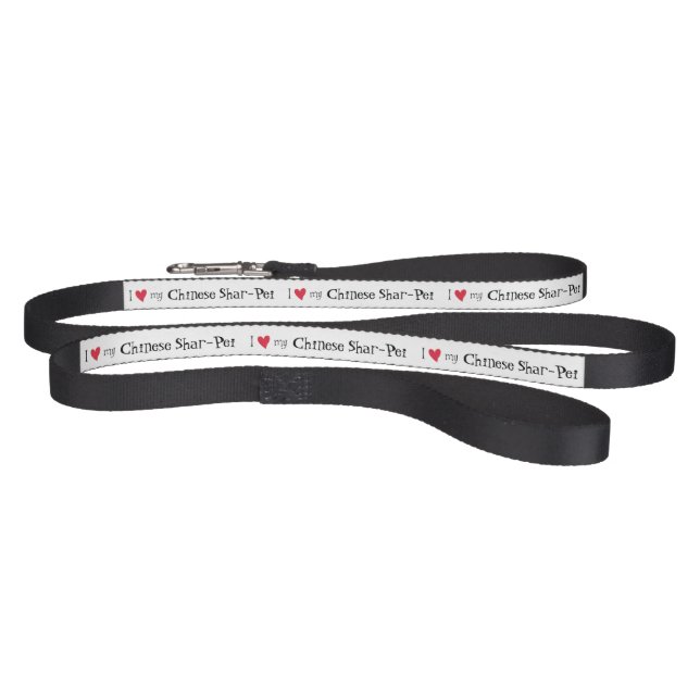 I Love my Chinese Shar-Pei Pet Leash (Full)