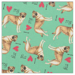 I Love my Chinook Fabric