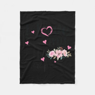 I Love My Chiropractor Funny Chiropractor Wife Gir Fleece Blanket