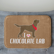 I love my Chocolate Lab Bathroom