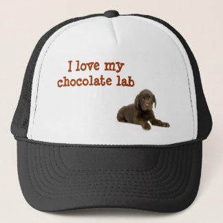 I love my chocolate lab hat