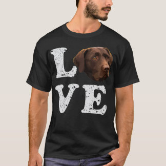 I Love My Chocolate Lab Labrador Retriever Dog T-Shirt