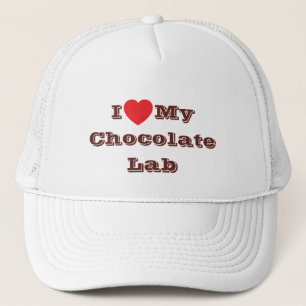 I love My Chocolate Lab Trucker Hat