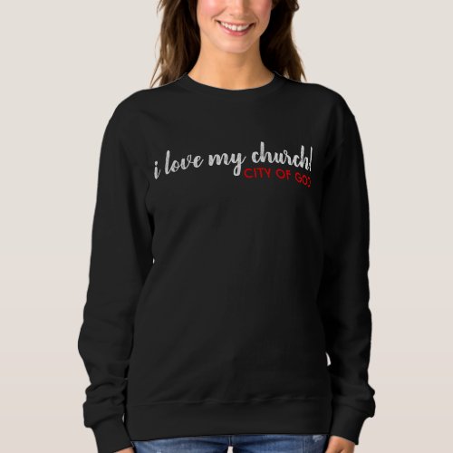 i Love My Church Long Sleeve Tee