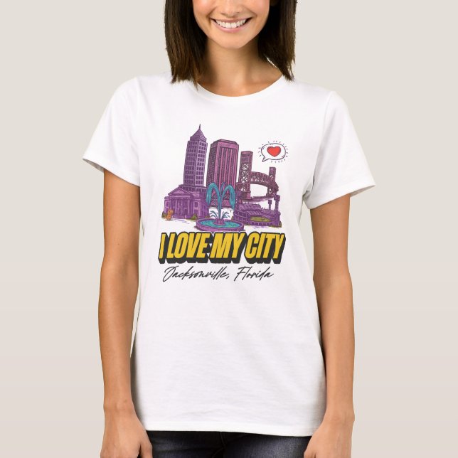 I Love My City T-Shirt (Light) (Front)