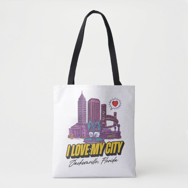 I Love My City Tote Bag (Front)