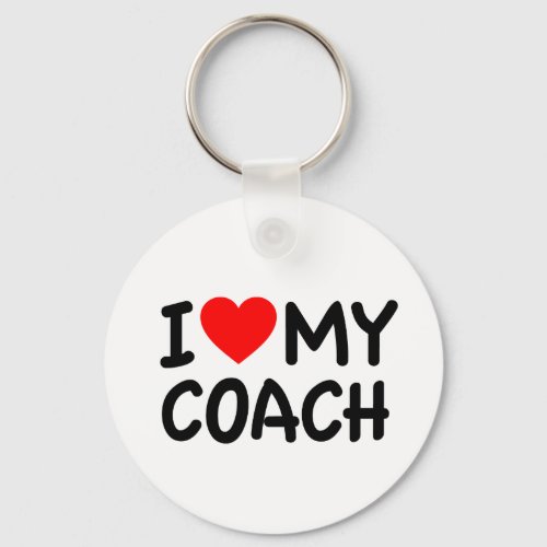 I love my coach keychain
