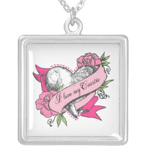 I love my Coastie Silver Plated Necklace