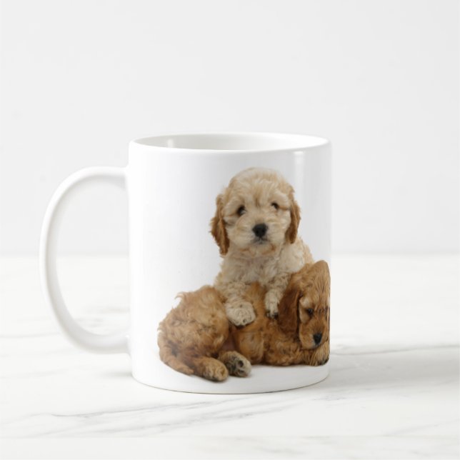 I love my cockapoo mug! coffee mug (Left)