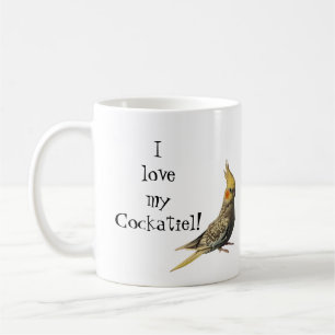 I Love my Cockatiel Coffee Mug