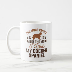 I Love My Cocker Spaniel Coffee Mug