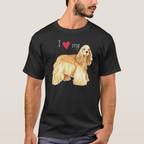 I Love my Cocker Spaniel T_Shirt