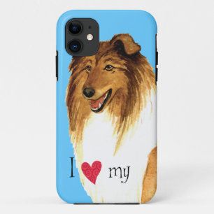 I Love my Collie iPhone 11 Case