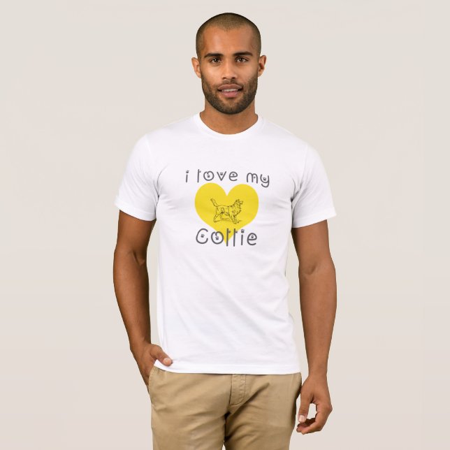 i love my Collie T-Shirt (Front Full)