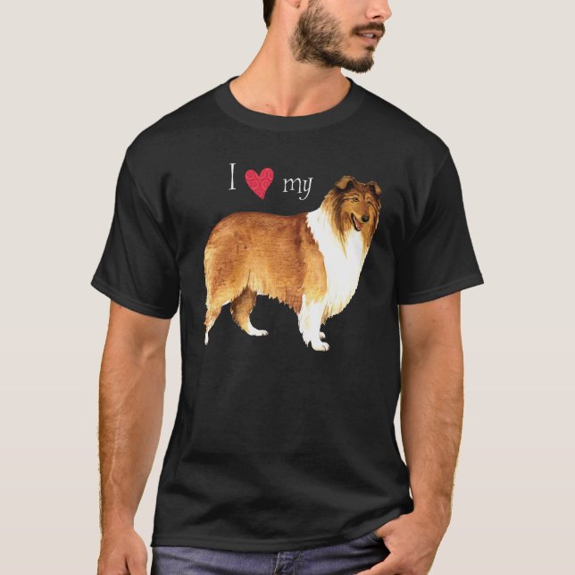 I Love my Collie T-Shirt (Front)