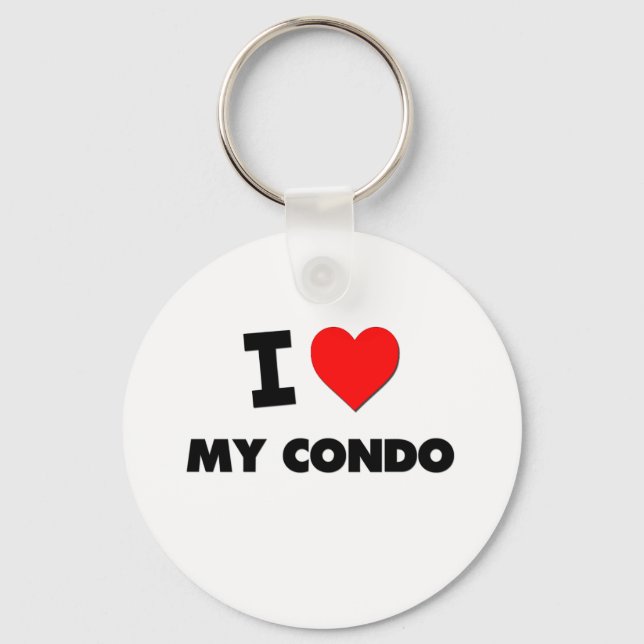 I love My Condo Keychain (Front)