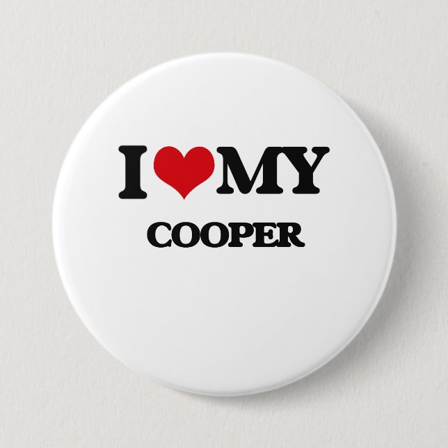 I love my Cooper Button (Front)