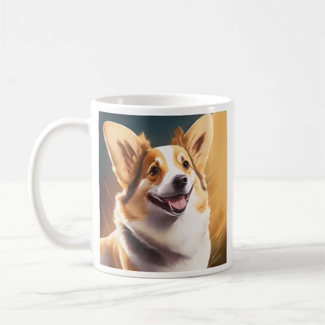 I Love My Corgi | Cute Dog Owner's Coffee Mug (Left)