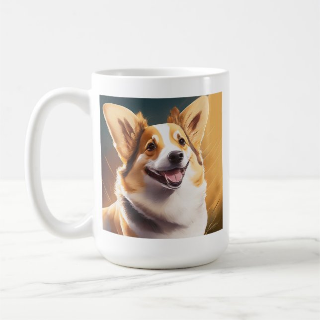 I Love My Corgi | Cute Dog Owner's Coffee Mug (Left)