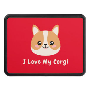 I love My Corgi Hitch Cover