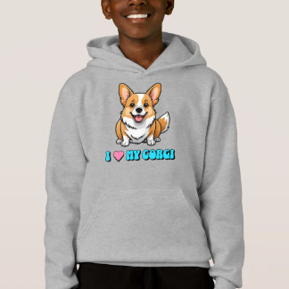 I Love My Corgi Hoodie