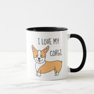 I Love My Corgi Mug