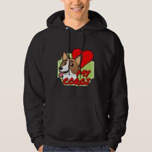 I Love My Corgi My Heart Hoodie