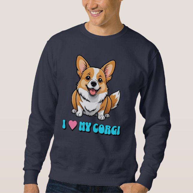 I Love My Corgi Sweatshirt (Front)