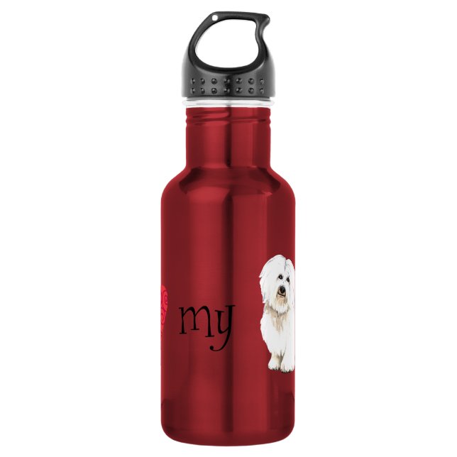 I Love my Coton Water Bottle (Front)