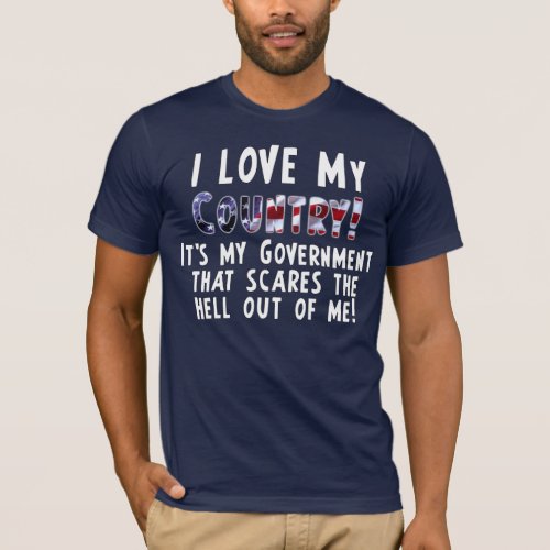I Love My Country _ Anti Obama T_Shirt