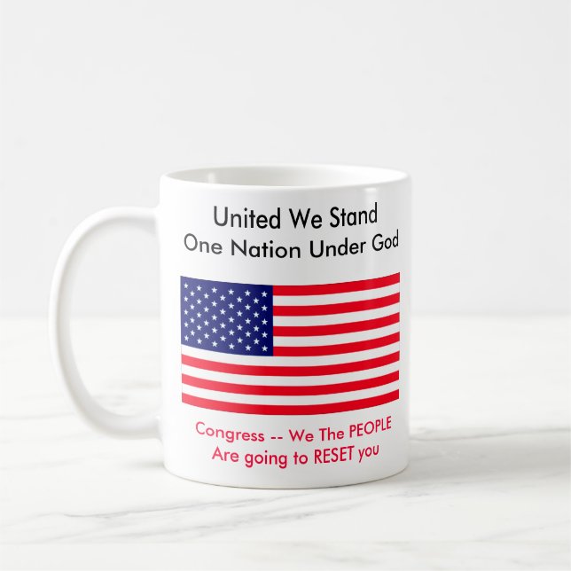 I Love MY Country Term Limits for Congress Coffee Mug (Left)